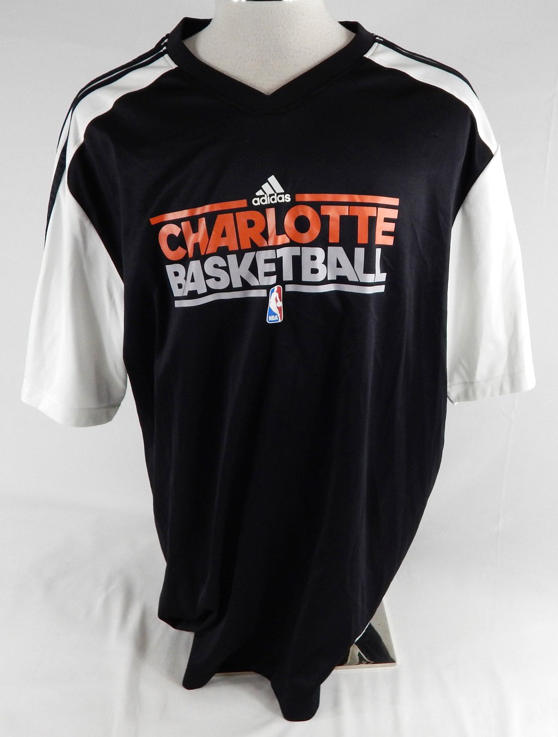 2010-11 Charlotte Bobcats Stephen Jackson #1 Game Used Black Shooting Shirt 2XL6