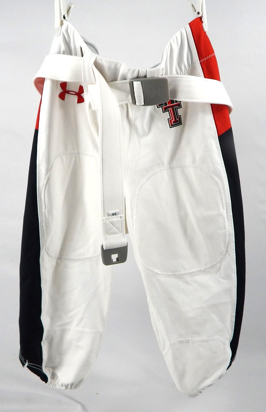 2020 Texas Tech Red Raiders W Smith #40 Game Used White Pants 36 DP85671