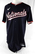 2024 Washington Nationals MacKenzie Gore #1 Game Issued Navy Jersey 44 431