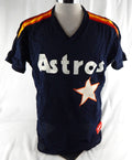 1979-83 Houston Astros #14 Game Used Navy Jersey Batting Practice 42 931