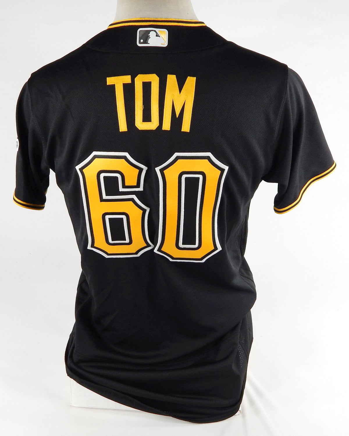 2021 Pittsburgh Pirates Ka'ai Tom #60 Game Issued Black Jersey 42 DP72036