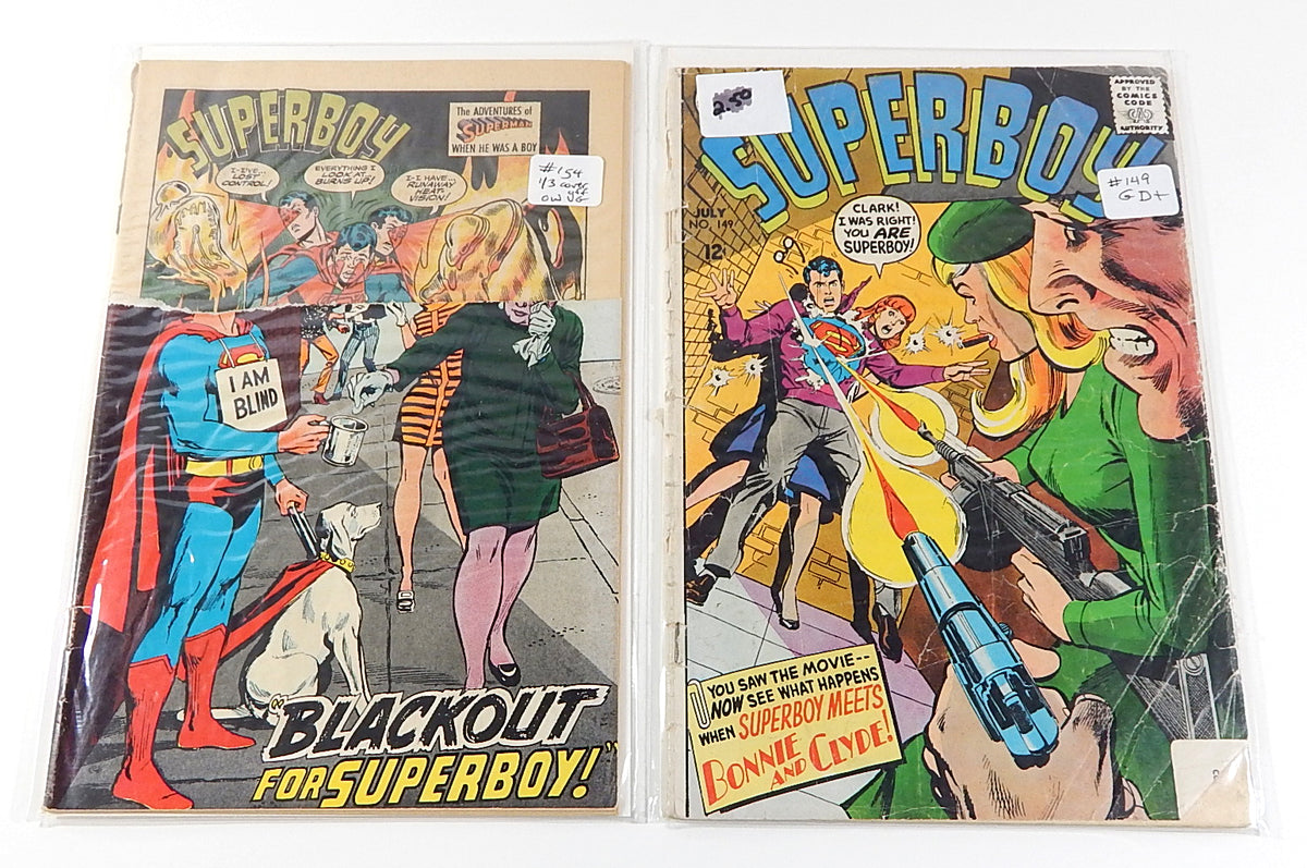 Superboy #149 154 177 188 203 204 208 227 251-254 Silver Bronze Lot (12 Comics) Pic2