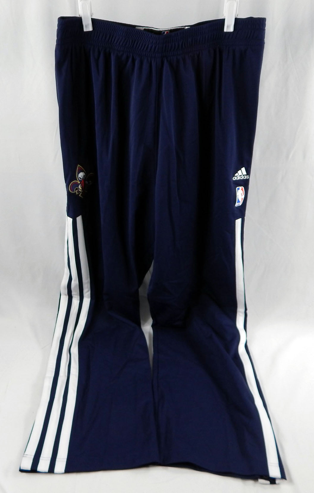 2013-14 New Orleans Pelicans Game Issued Navy Warm Up Pants 2XL DP110614