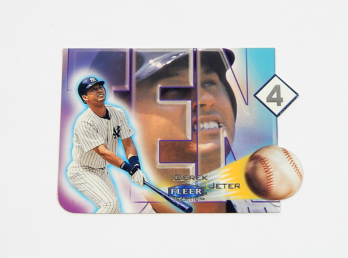 2000 Fleer Tradition Ten-4 Derek Jeter #TF7 Die-Cut
