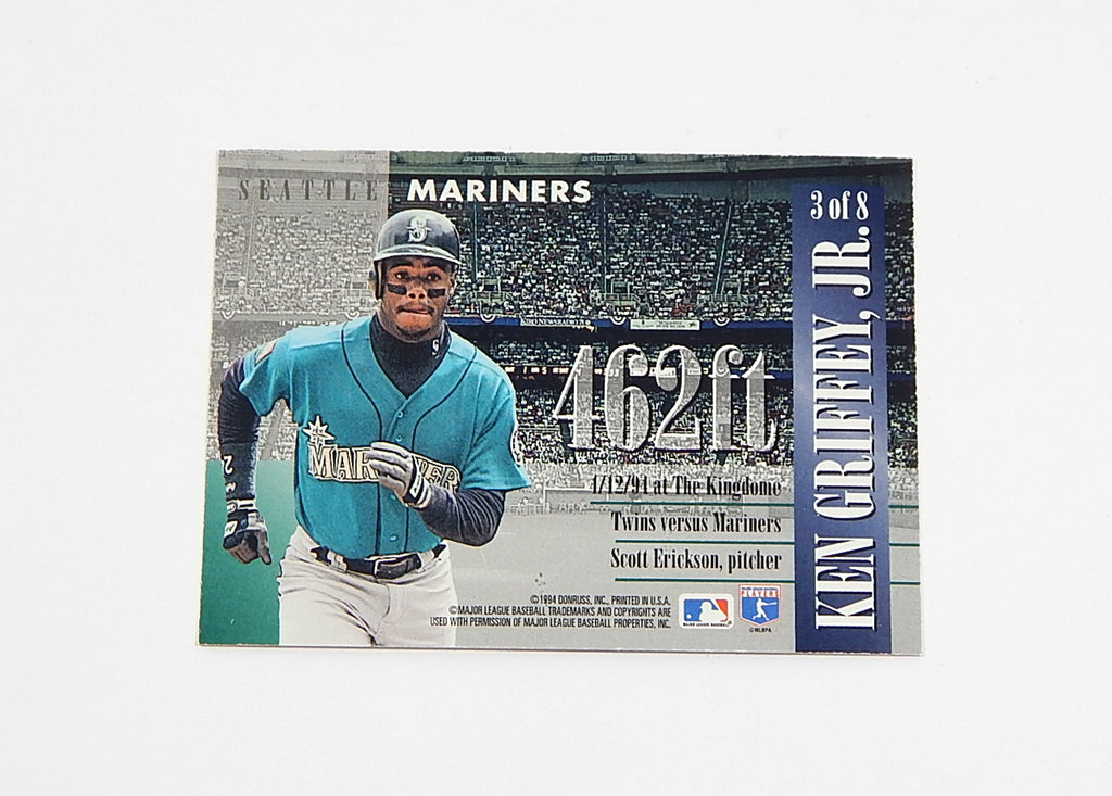 1994 Donruss Spirit of the Game Ken Griffey Jr. #3 Insert Pic2