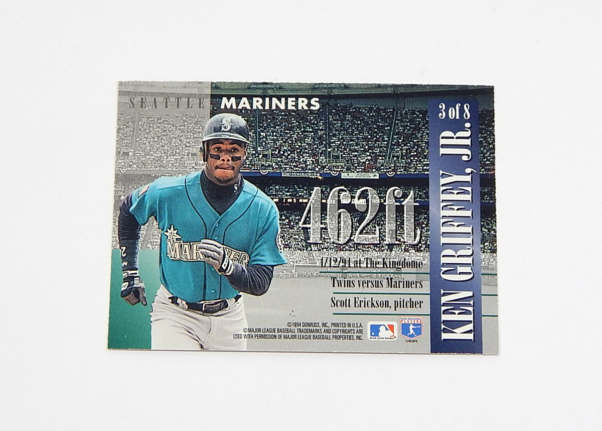 1994 Donruss Spirit of the Game Ken Griffey Jr. #3 Insert Pic2