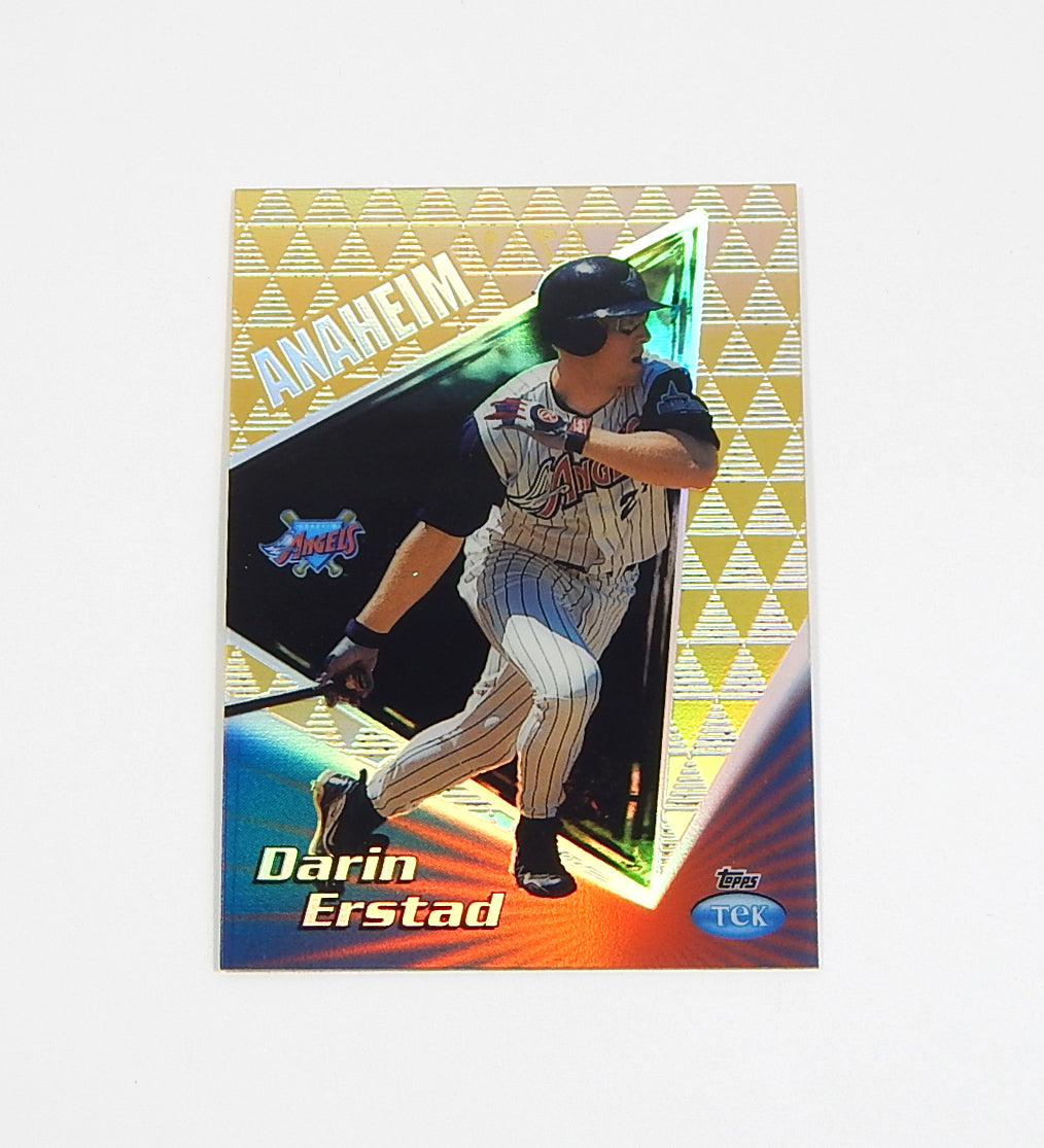 1999 Topps Tek Gold Pattern Darin Erstad #28A Mint #'d 07/10
