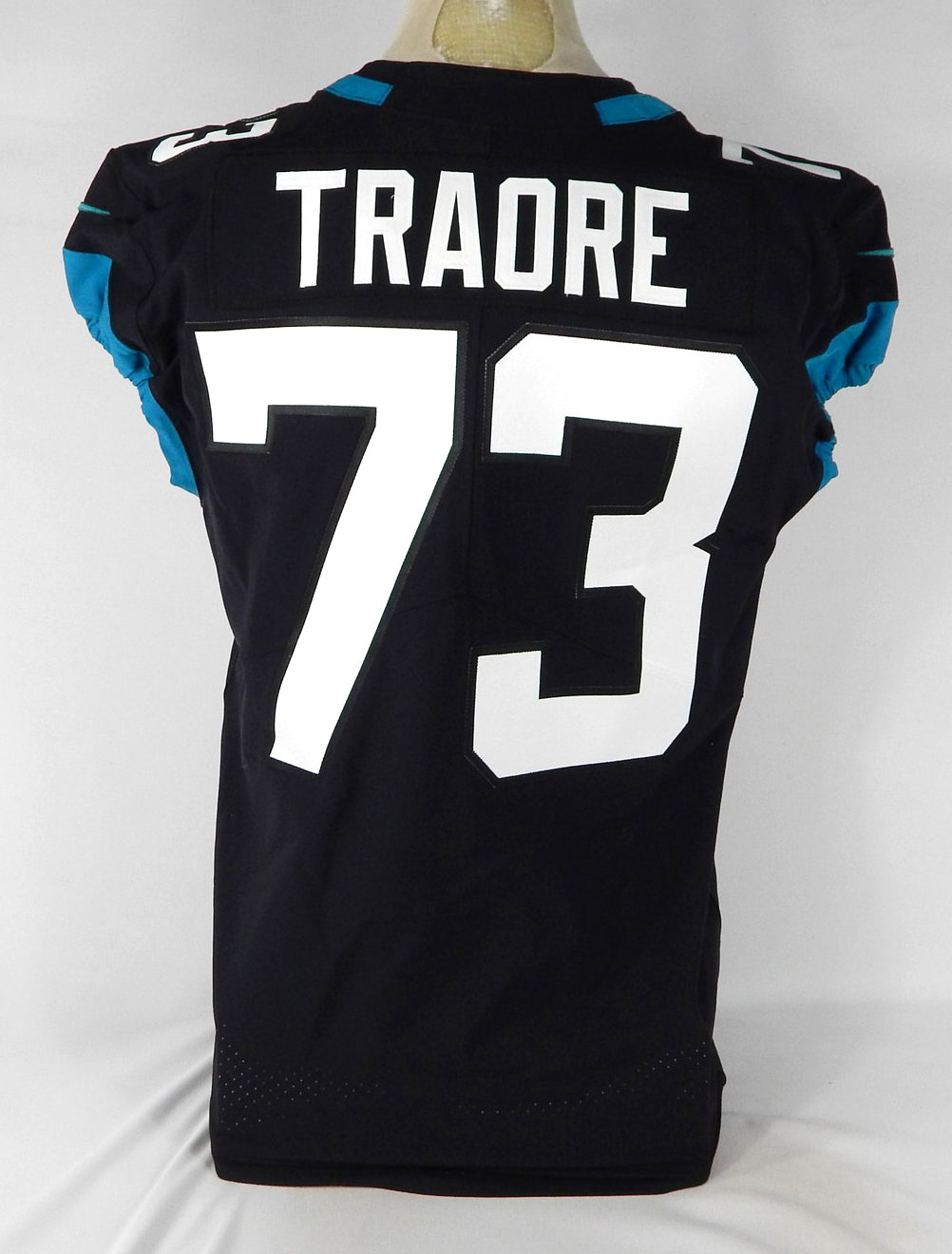 2019 Jacksonville Jaguars Badara Traore #73 Game Issued Black Jersey 46 DP74855 Pic2