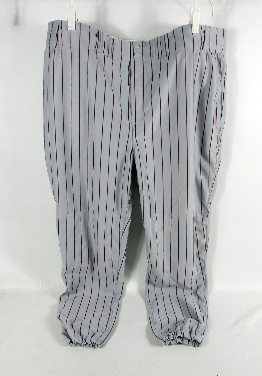 Alabama Crimson Tide Game Used Grey Pinstripe Pants 46 223