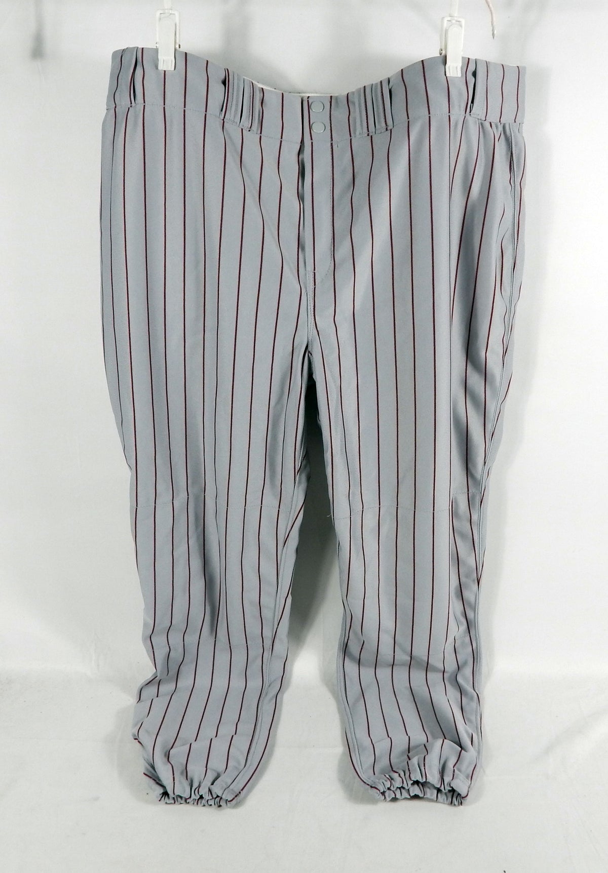 Alabama Crimson Tide Game Used Grey Pinstripe Pants 46 223