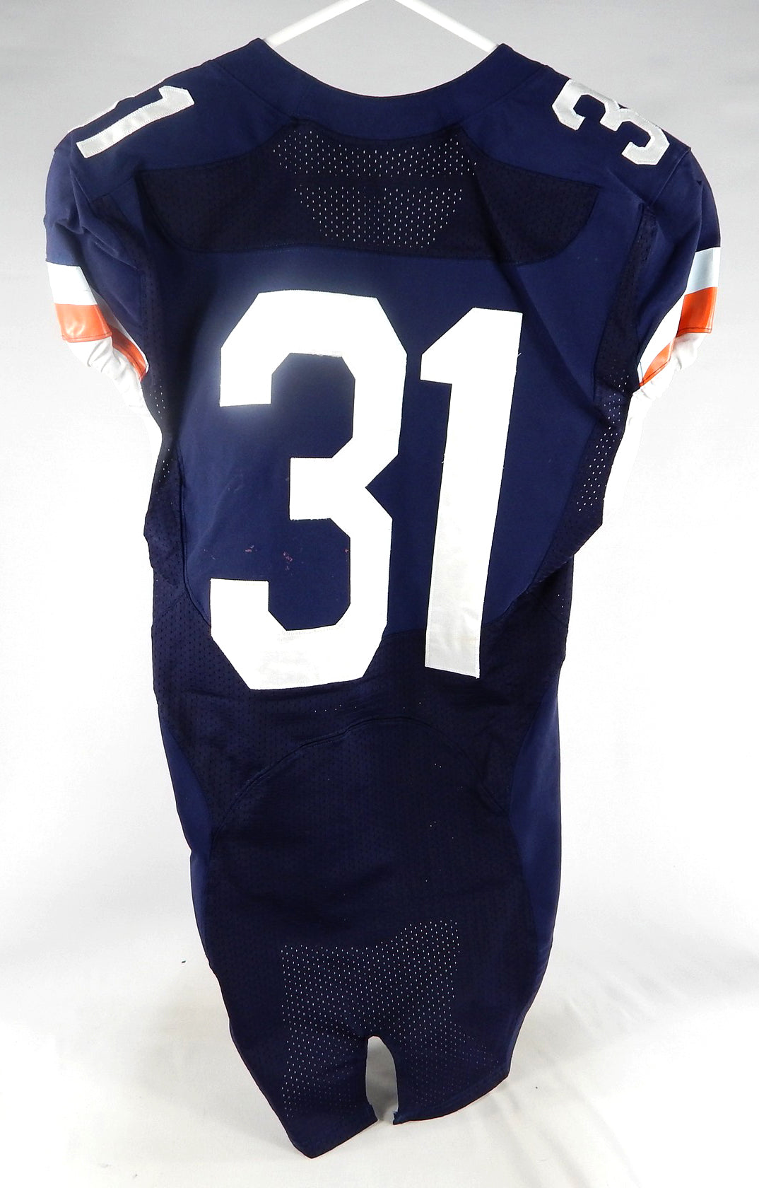 Virginia Cavaliers #31 Game Used Navy Jersey Throwback Hoos Together 4 2017 Pic2