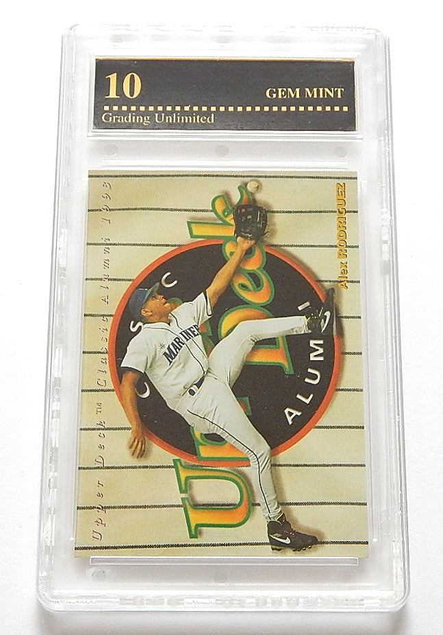 1994 Upper Deck Alex Rodriguez RC #298 Grading Unlimited 10