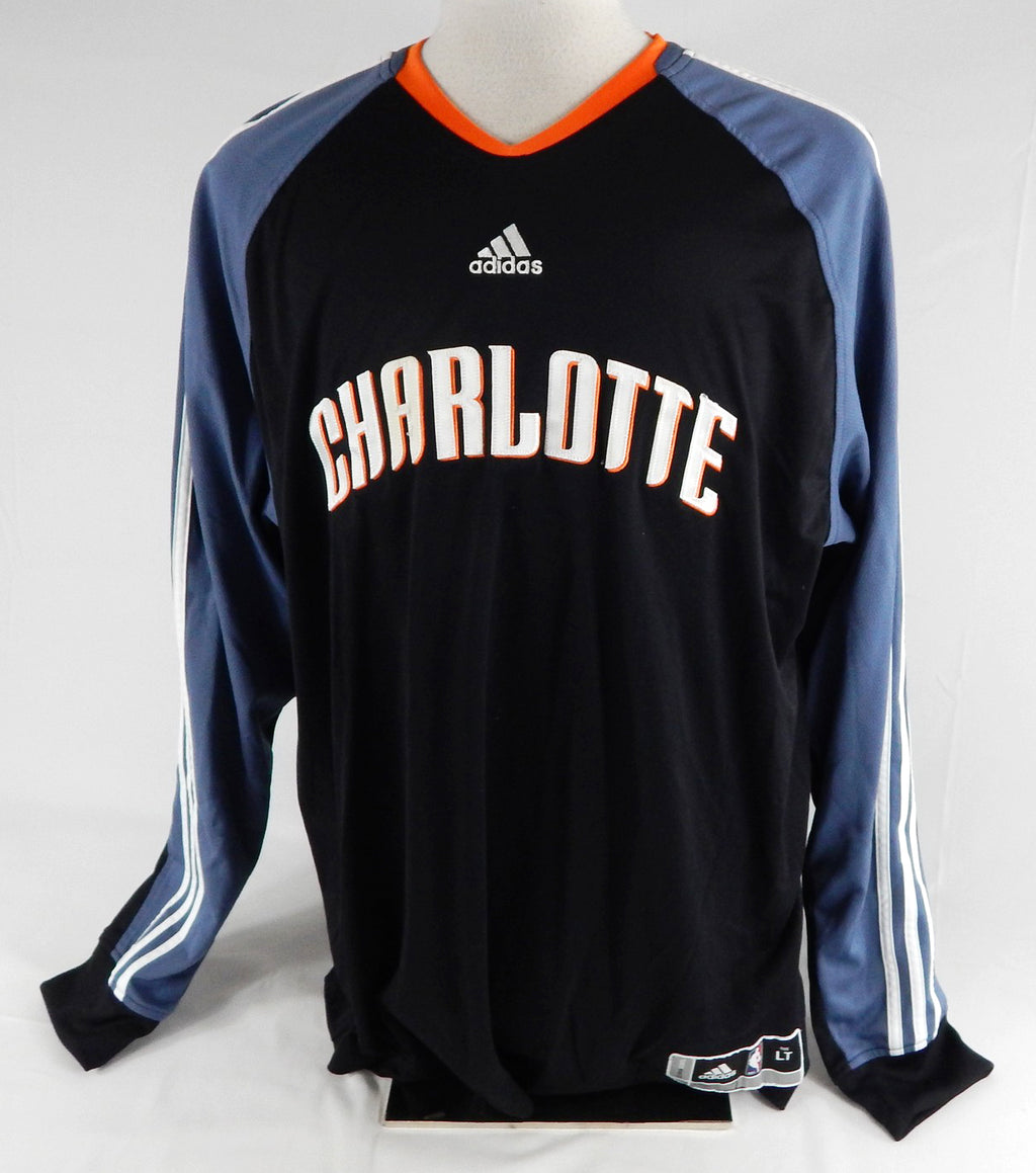 2009-10 Charlotte Bobcats Stephen Jackson #1 Game Used Black Shooting Shirt L 64