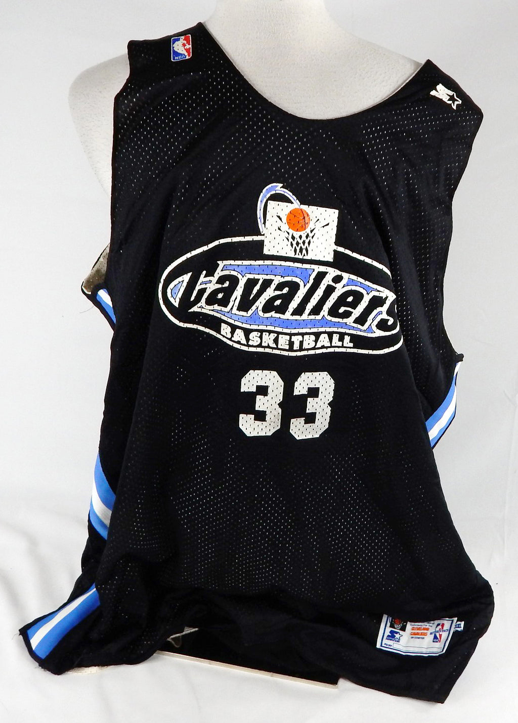1997-99 Cleveland Cavaliers #33 Game Issued Black Practice Jersey 3XL 536