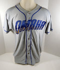 2019 Omaha Storm Chasers Blank Game Used Grey Jersey Size Large OSC0009