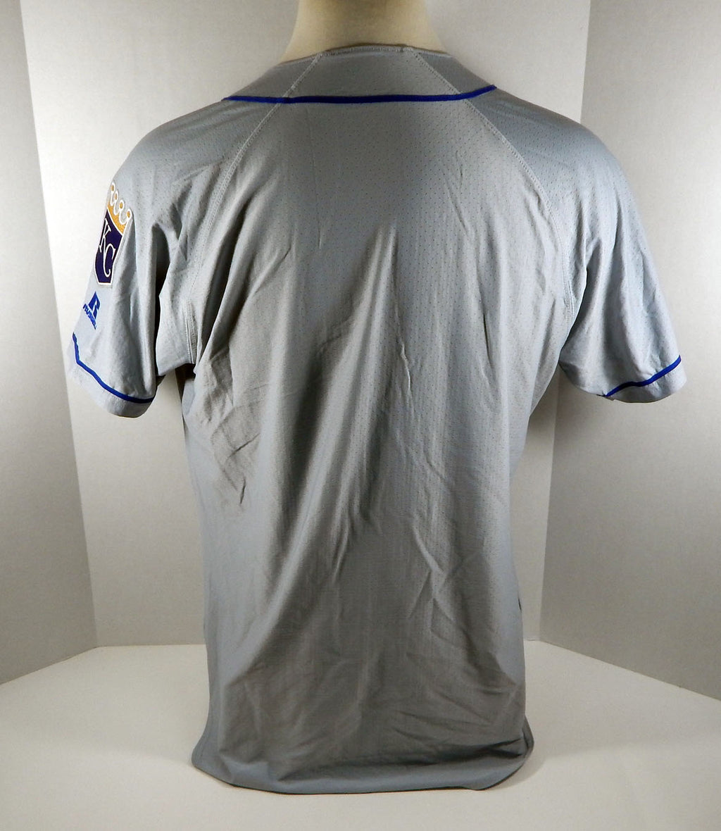 2019 Omaha Storm Chasers Blank Game Used Grey Jersey Size Large OSC0009 Pic2