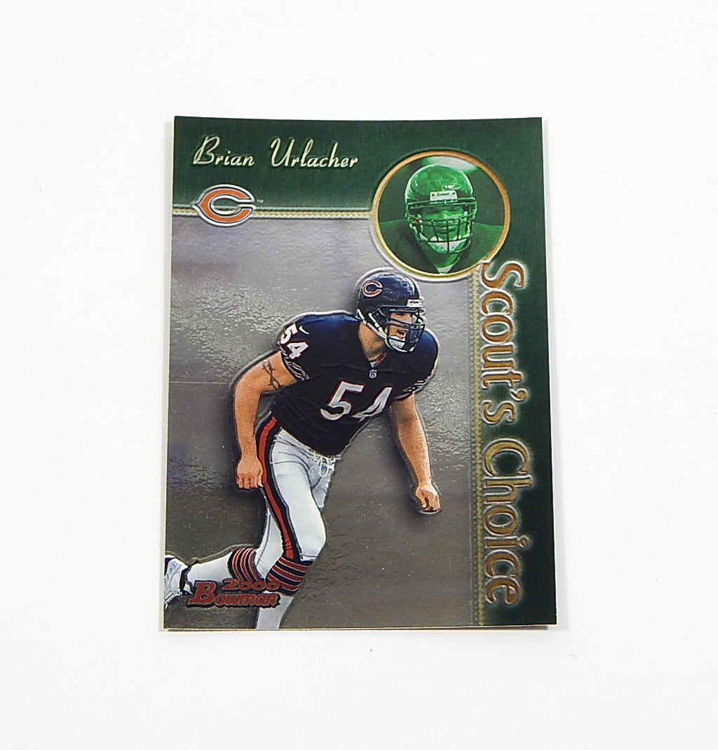 2000 Bowman Scout's Choice Brian Urlacher #SC9 Insert