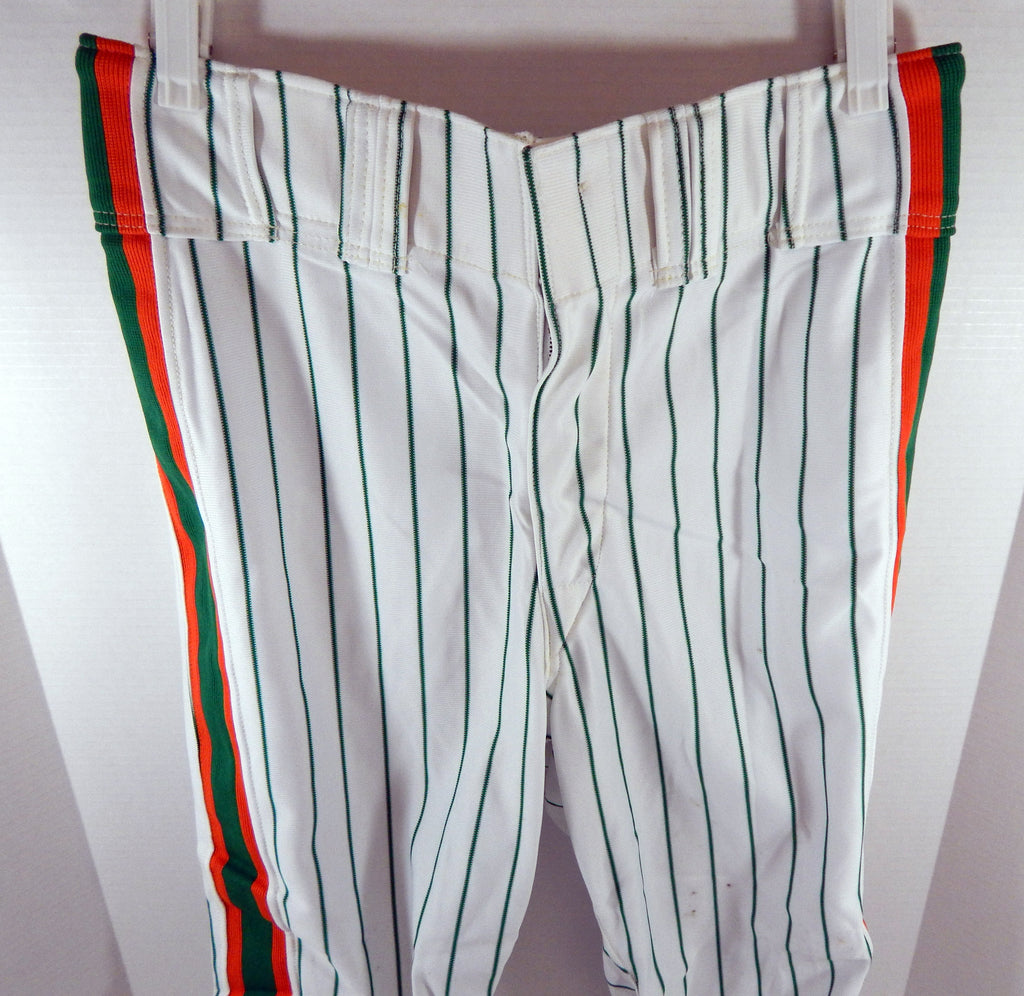1990 New York Mets John Cumberland #57 Game Used White Pants St Patricks 37 0