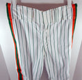 1990 New York Mets John Cumberland #57 Game Used White Pants St Patricks 37 0