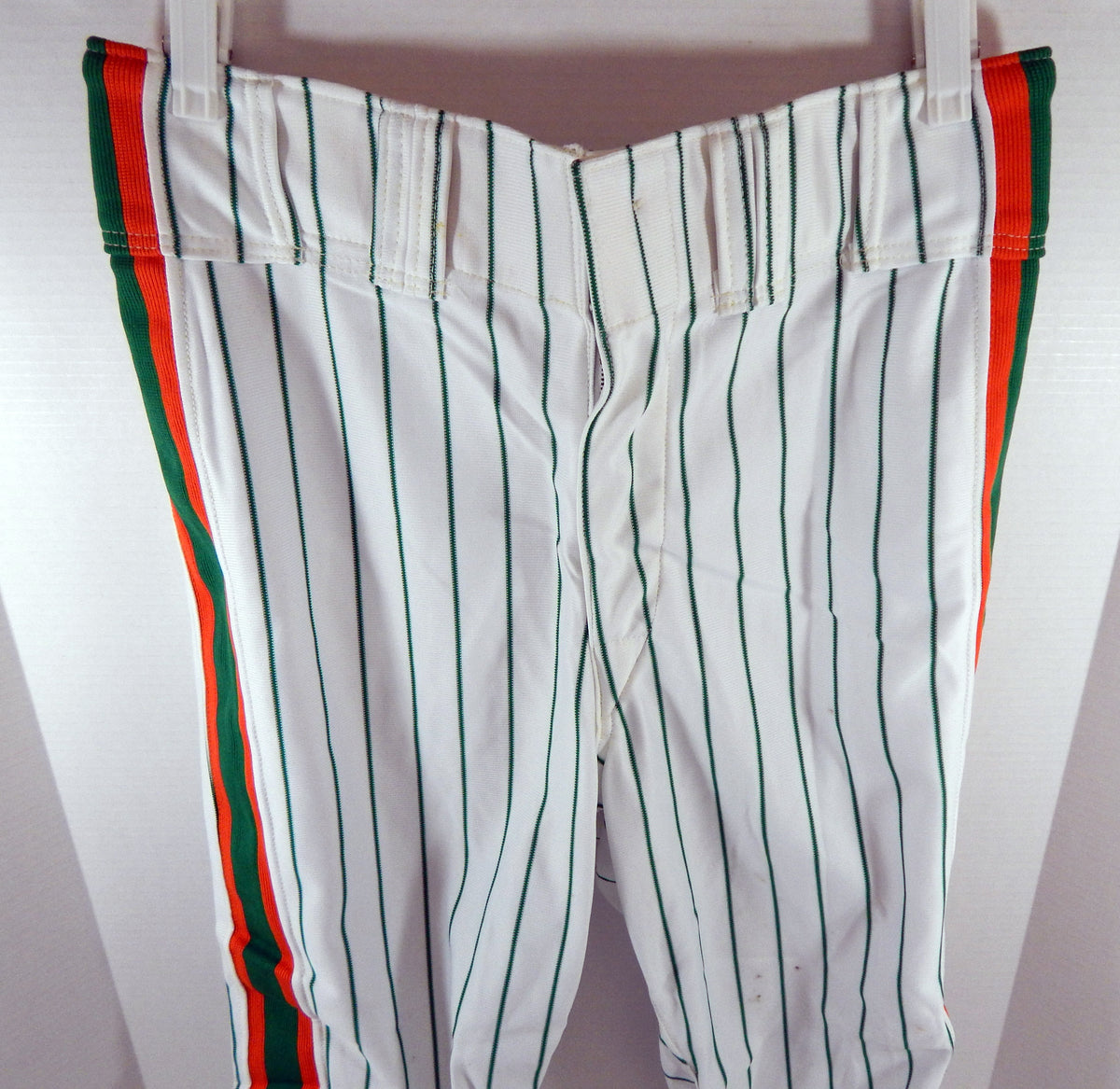 1990 New York Mets John Cumberland #57 Game Used White Pants St Patricks 37 0
