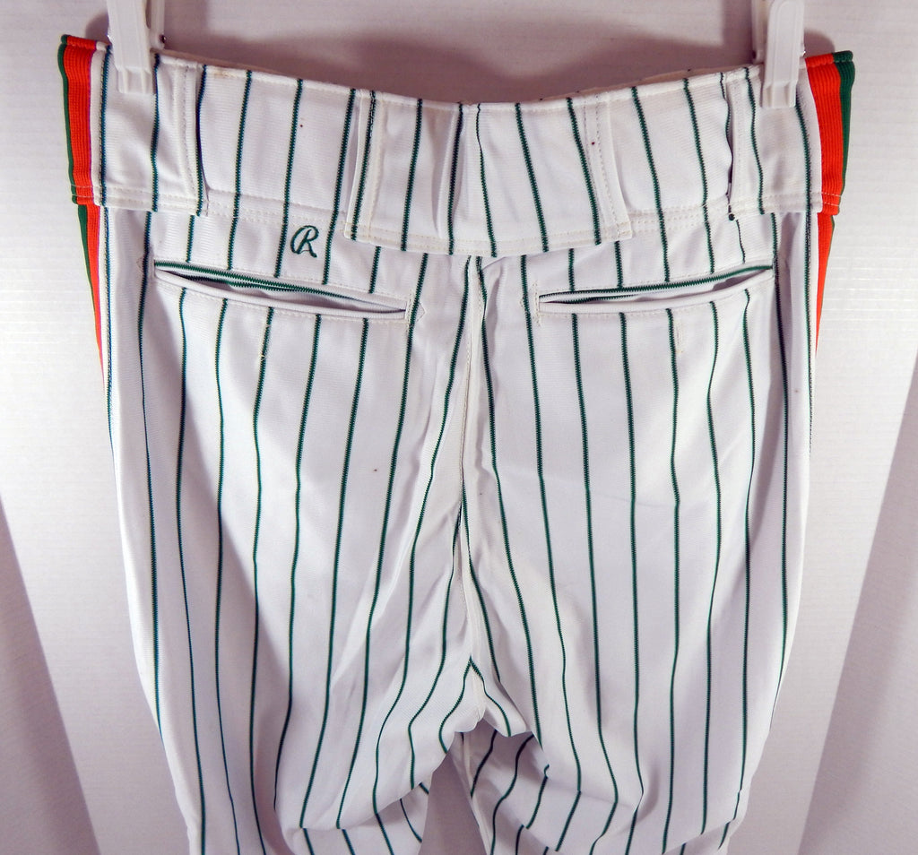 1990 New York Mets John Cumberland #57 Game Used White Pants St Patricks 37 0 Pic2