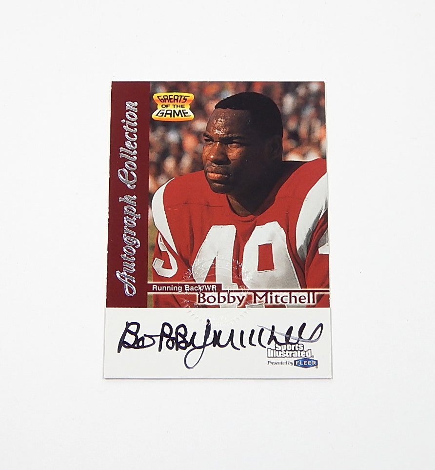 1999 Fleer Sports Illustrated Greats of the Game Autograph Bobby Mitchell Auto