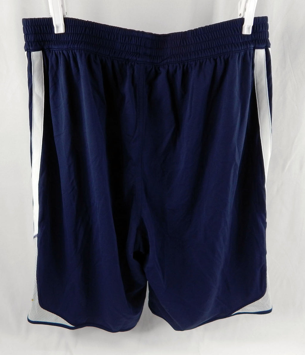 2013-14 New Orleans Pelicans Game Issued Navy Warm Up Shorts 3XL2 DP110625 Pic2