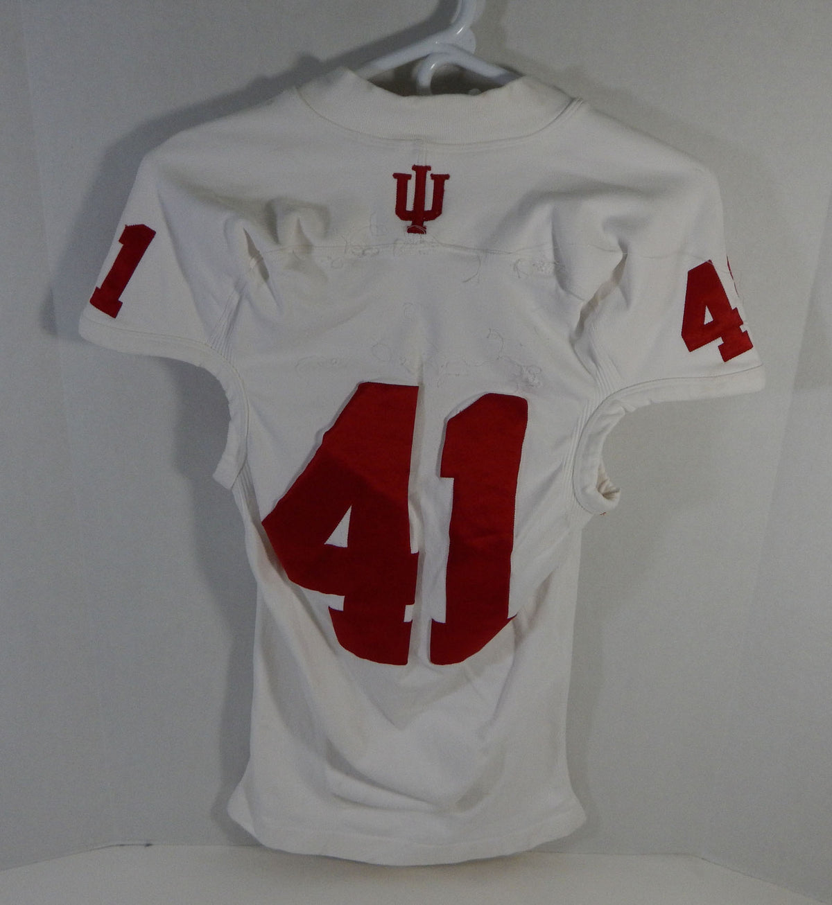 2012 Indiana Hoosiers #41 Game Used White Jersey Nameplate Removed M DP13963 Pic2