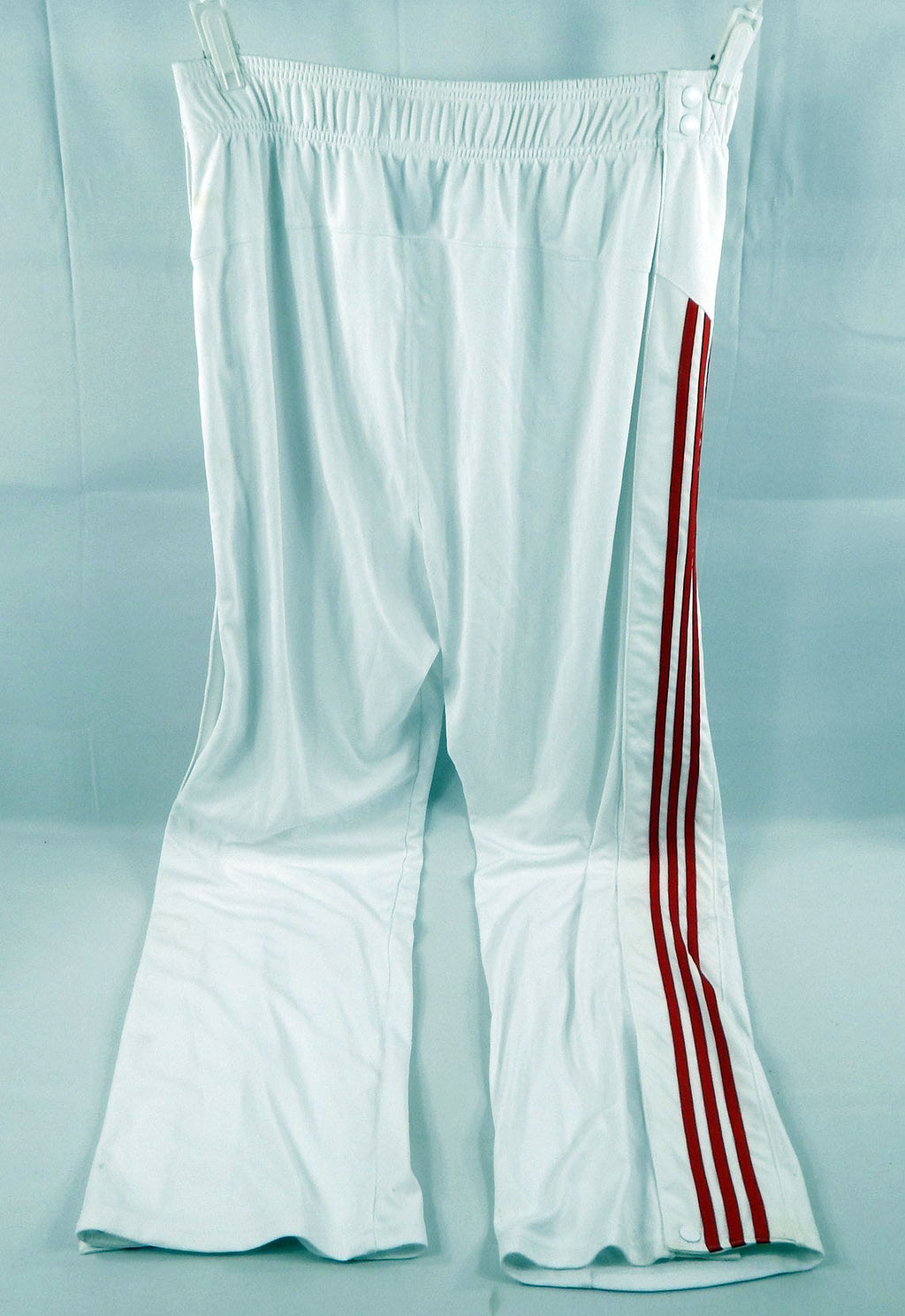 2008-09 Toronto Raptors Roko Ukic #1 Game Used White Warm Up Pants XL 289 Pic2