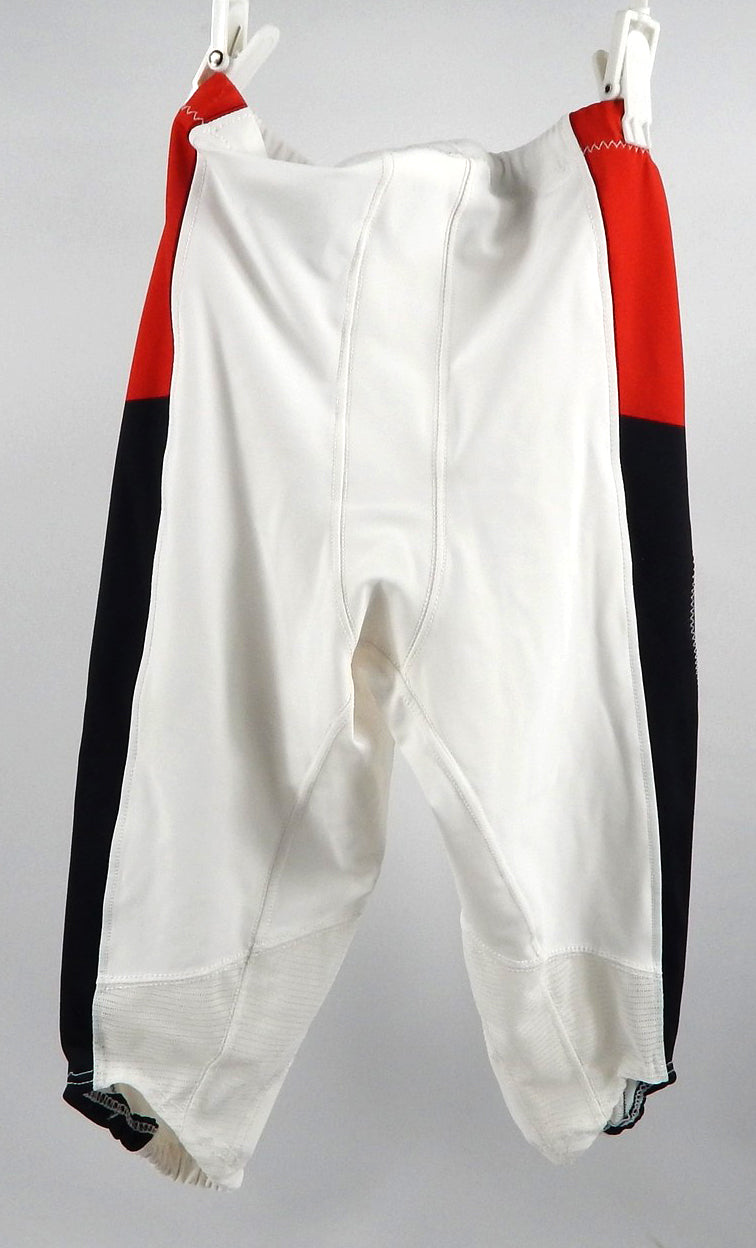 2020 Texas Tech Red Raiders Game Used White Pants 30 DP85702 Pic2