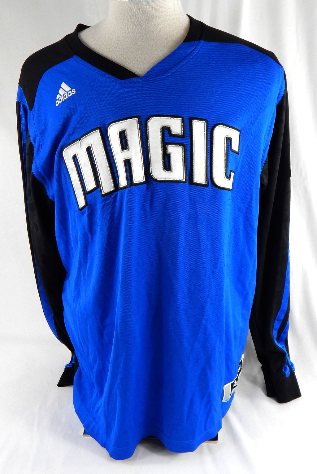 2013-14 Orlando Magic Maurice Harkless #21 Game Used Blue Shooting Shirt 25 P 4