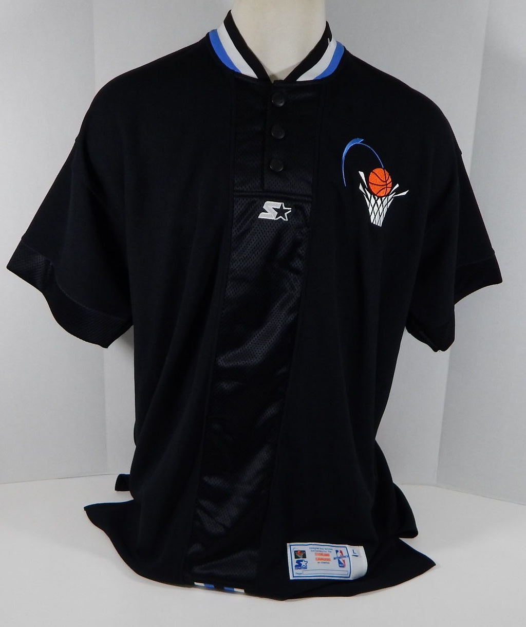 1998-99 Cleveland Cavaliers Game Issued Black Warm Up Shirt Starter L 832