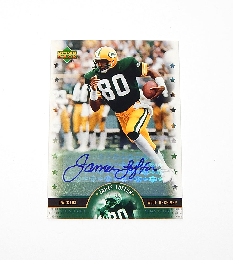 # 2005 Upper Deck Legends Legendary Signatures James Lofton Auto Autograph