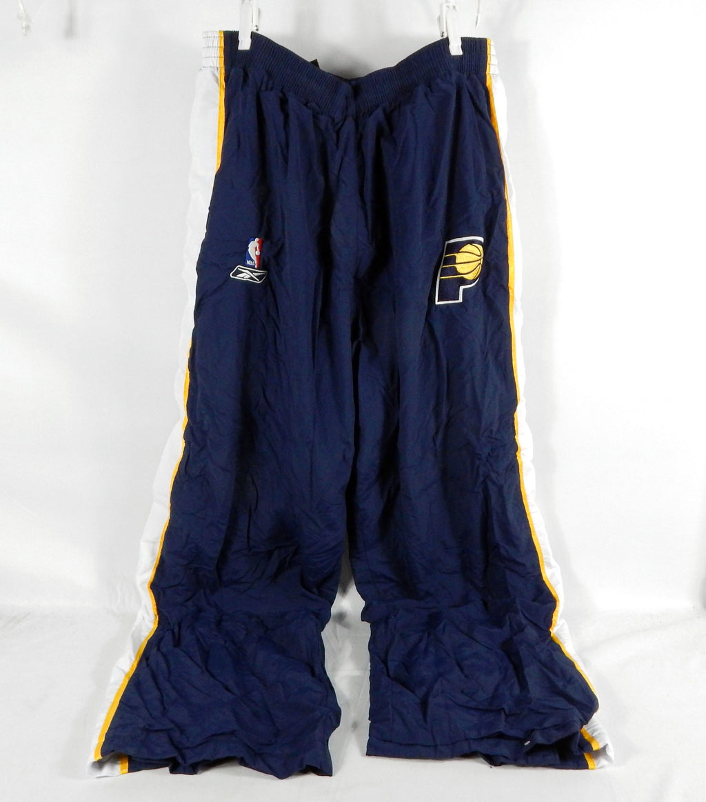 2000s Indiana Pacers #15 Game Used Navy Warm Up Pants 42 DP75875