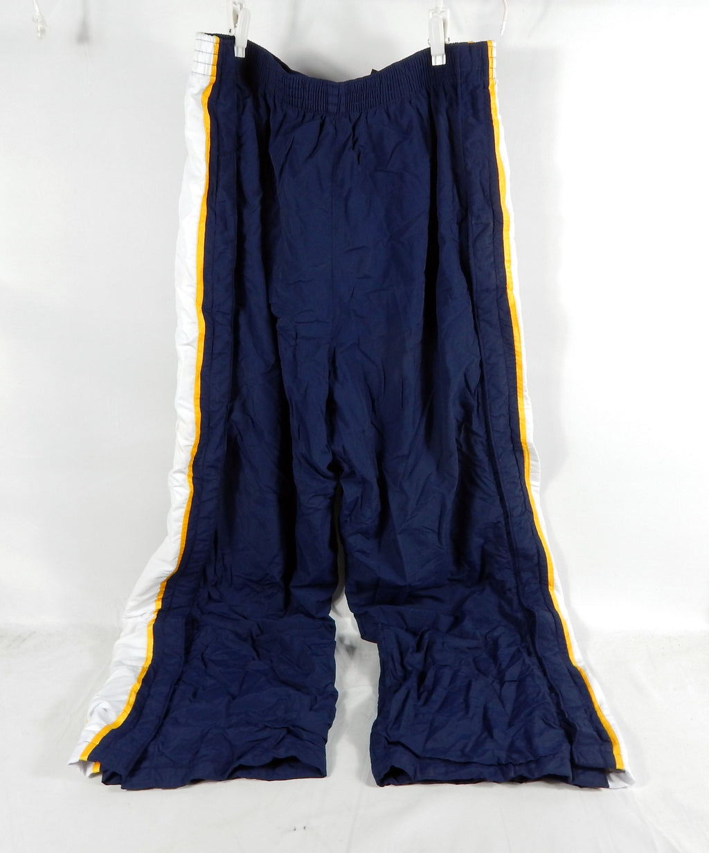2000s Indiana Pacers #15 Game Used Navy Warm Up Pants 42 DP75875 Pic2