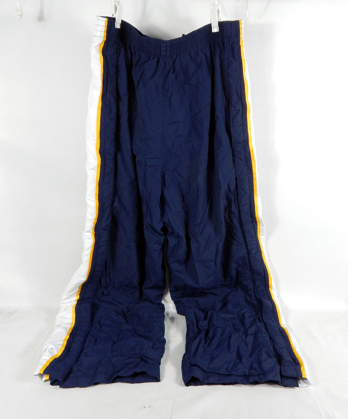2000s Indiana Pacers #15 Game Used Navy Warm Up Pants 42 DP75875 Pic2