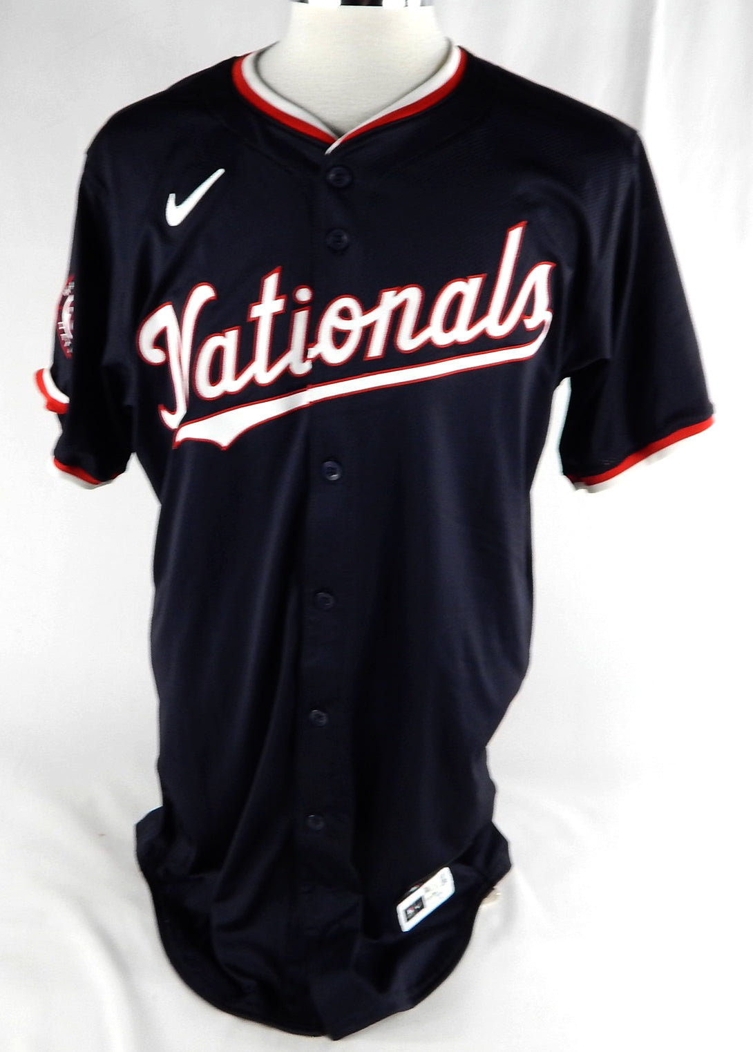 2024 Washington Nationals Robert Garcia #61 Game Issued Navy Jersey 46 686