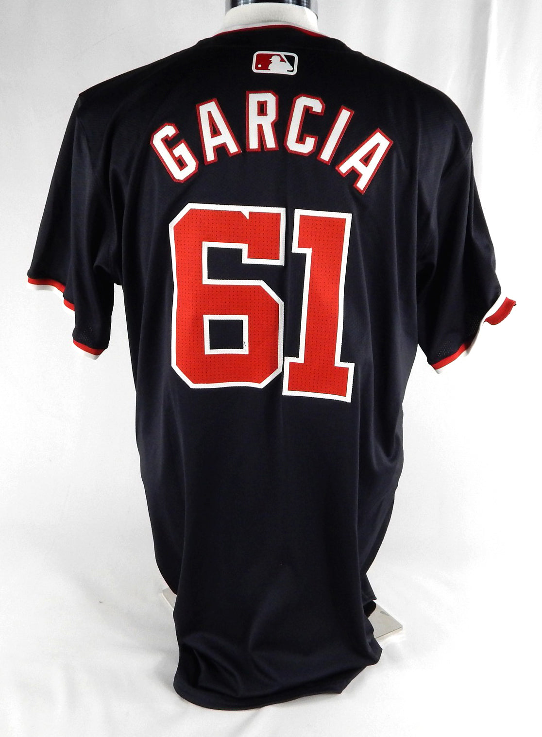 2024 Washington Nationals Robert Garcia #61 Game Issued Navy Jersey 46 686 Pic2