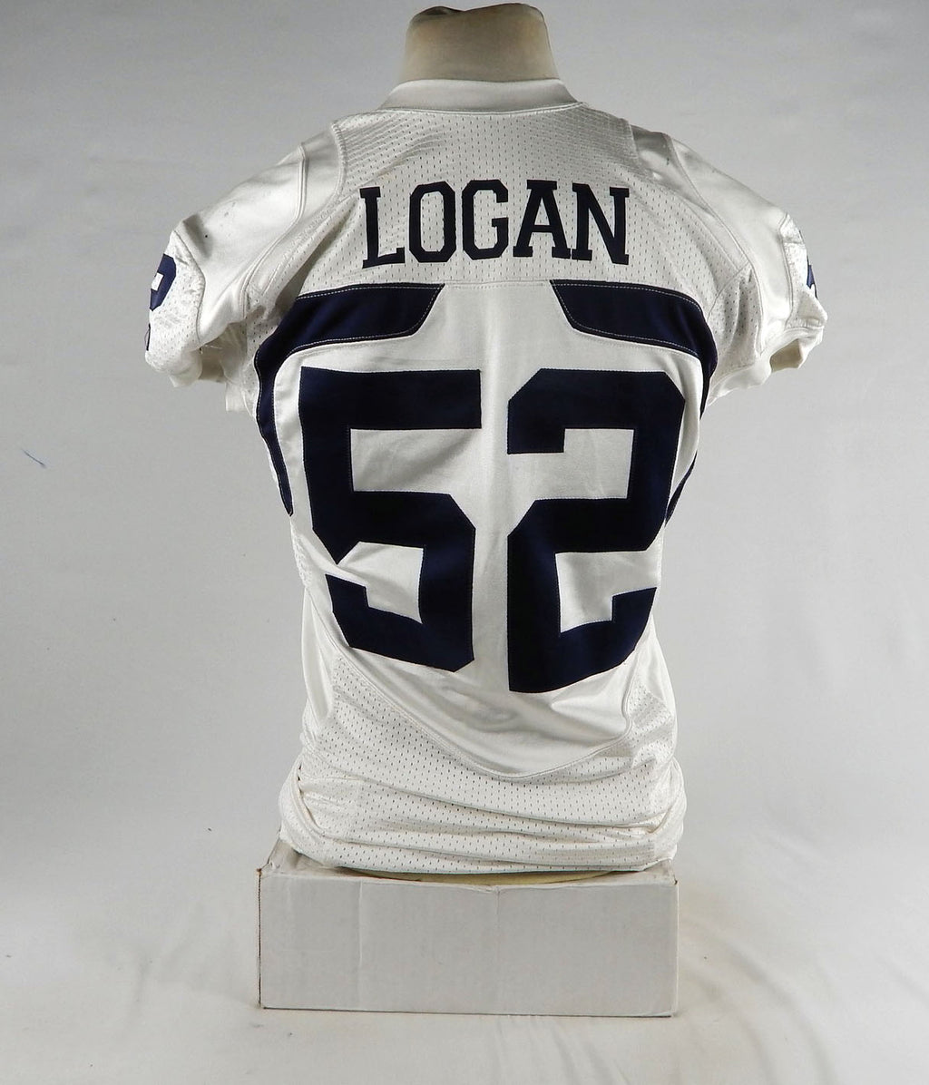 2000s Old Dominion Monarchs Logan #52 Game Used White Jersey LG 394 Pic2