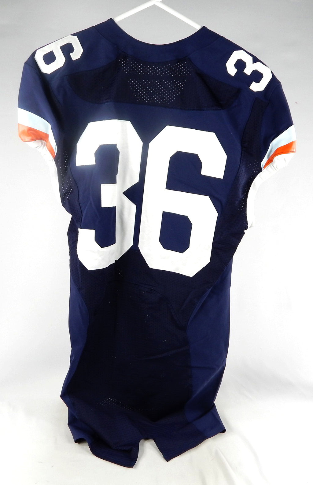 2017 Virginia Cavaliers #36 Game Used Navy Jersey Throwback Hoos Patch NP Rem 2 Pic2