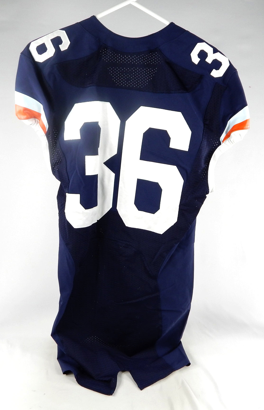 2017 Virginia Cavaliers #36 Game Used Navy Jersey Throwback Hoos Patch NP Rem 2 Pic2