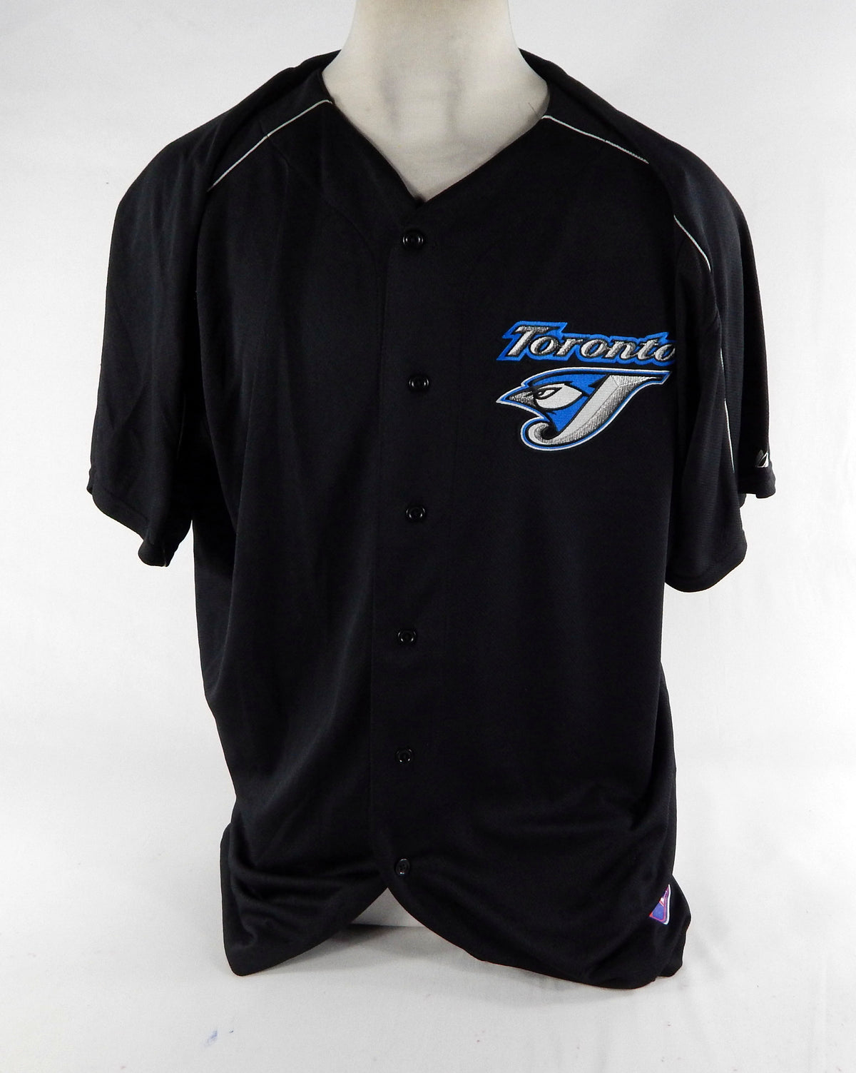 Toronto Blue Jays Blank Game Issued Black Jersey 54 DP70573