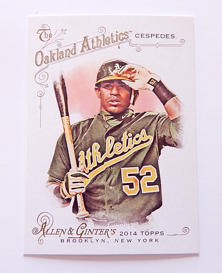 Lot of (93) 2014 Allen & Ginter Yoenis Cespedes #281 Nm/Mt+ Pic2