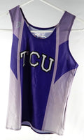 2013 Texas Christian TCU Horned Frogs Game Used Purple Jersey Track L 413