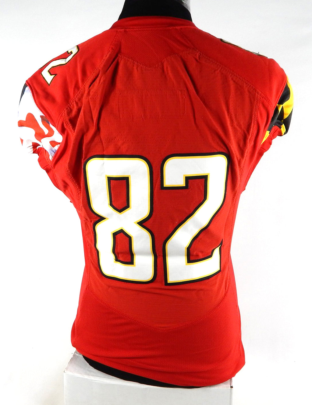 2019 Maryland Terrapins #82 Game Used Red Jersey Football NP Rem 44 327 Pic2