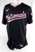 2024 Washington Nationals Luis Garcia Jr. #2 Game Issued Navy Jersey 44 DP91690