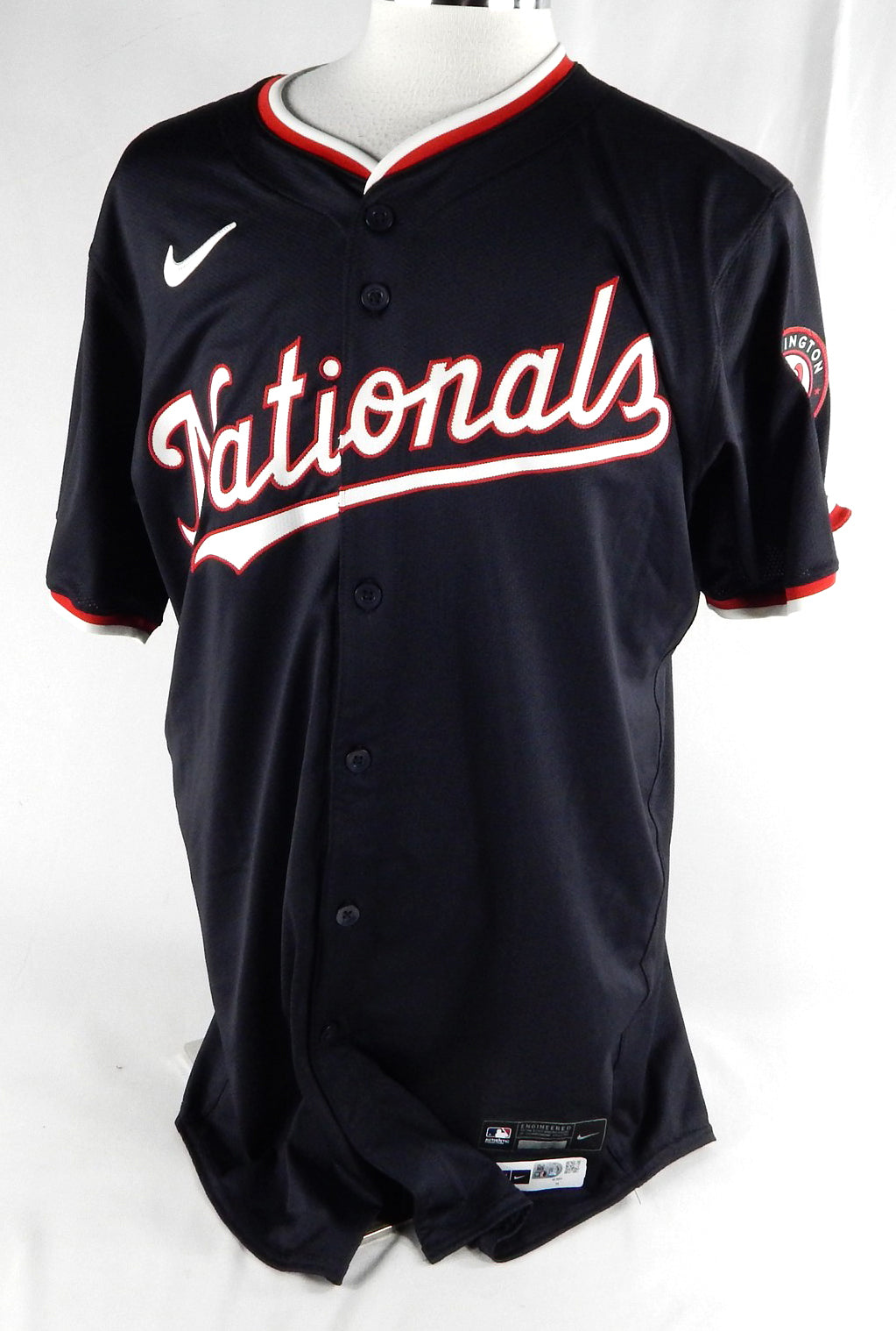 2024 Washington Nationals Luis Garcia Jr. #2 Game Issued Navy Jersey 44 DP91690