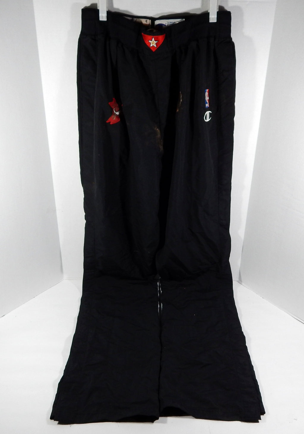1997-98 Philadelphia 76ers Joe Smith #9 Game Used Black Pants 42 DP68147