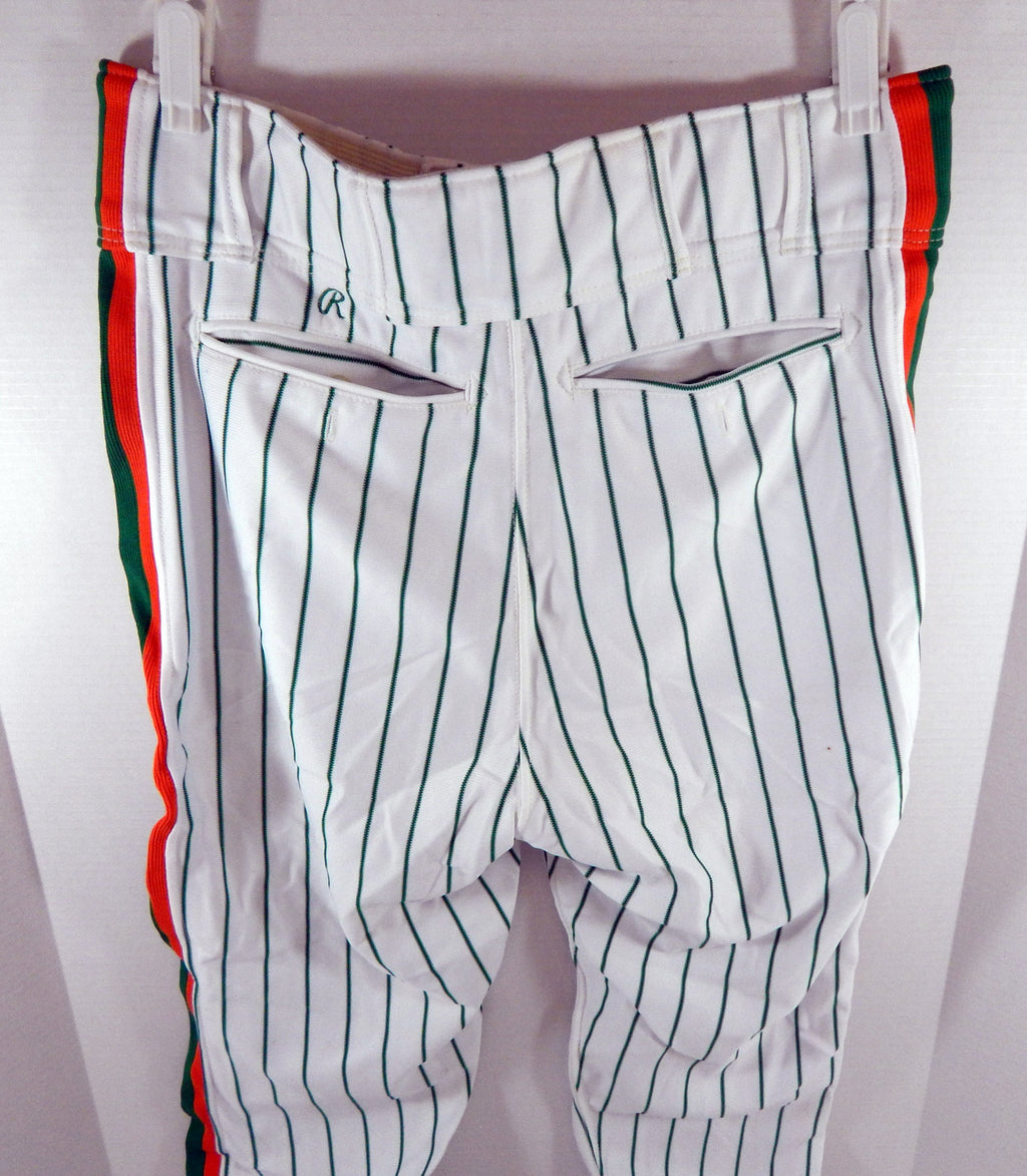 1990 New York Mets Rocky Childress #43 Game Used White Pants St Patricks 36 0 Pic2