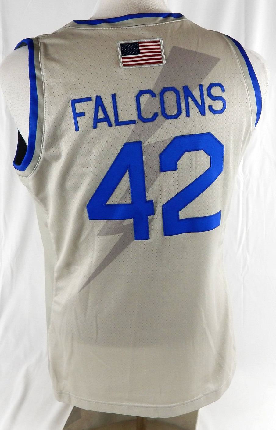 2021-22 Air Force Falcons #42 Game Used Grey Jersey Basketball XL DP99214 Pic2
